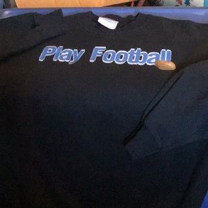 Never worn PlayFootball sweatshirt. See below....